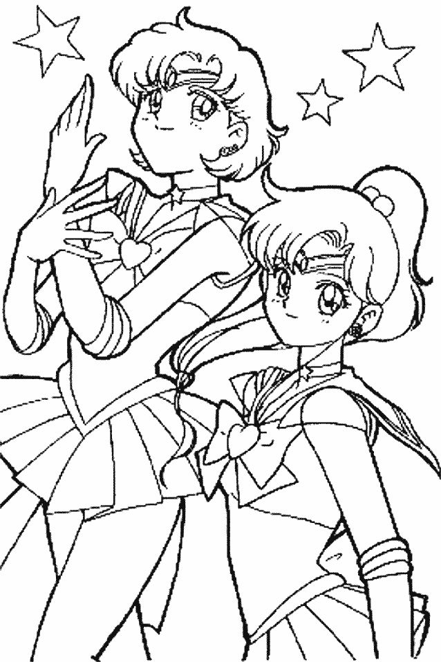 Sailor Moon Coloring Pages Pdf