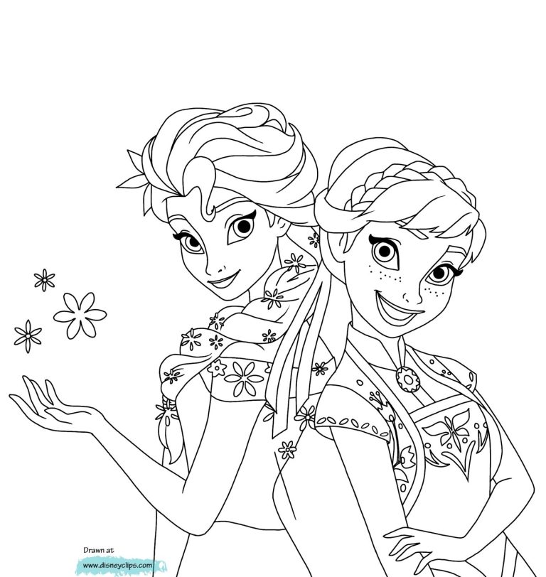 Frozen Fever Coloring Pages