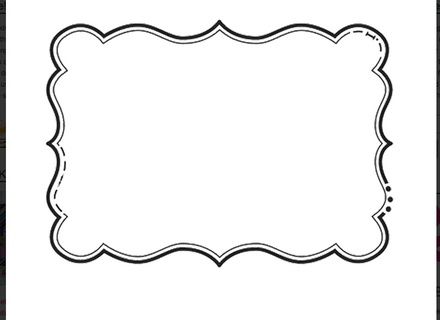 Printable Shapes Clipart Black And White