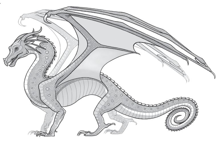 Wings Of Fire Coloring Pages Easy