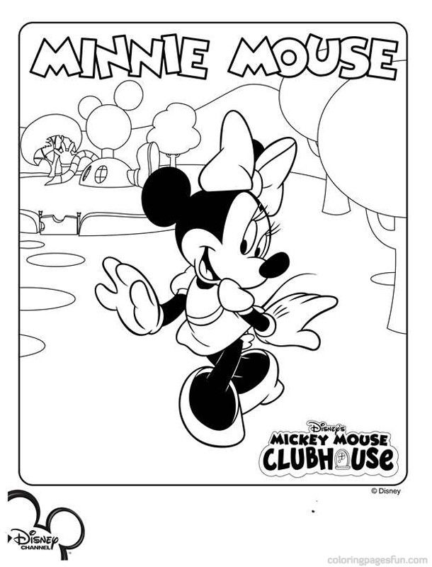 Mickey Mouse Clubhouse Coloring Pages Pdf