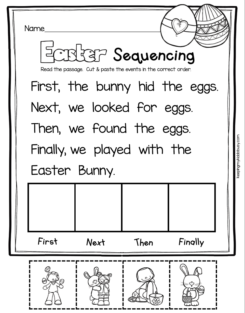 Sequencing Worksheets Kindergarten