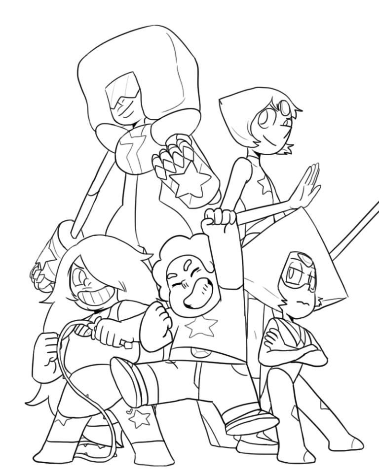Steven Universe Coloring Pages All Characters