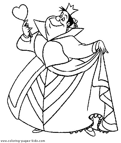 Alice In Wonderland Coloring Pages For Kids
