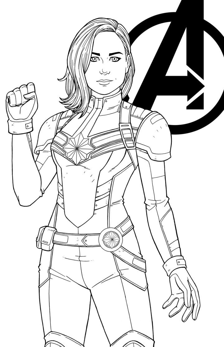 Avengers Character Avengers Endgame Coloring Pages