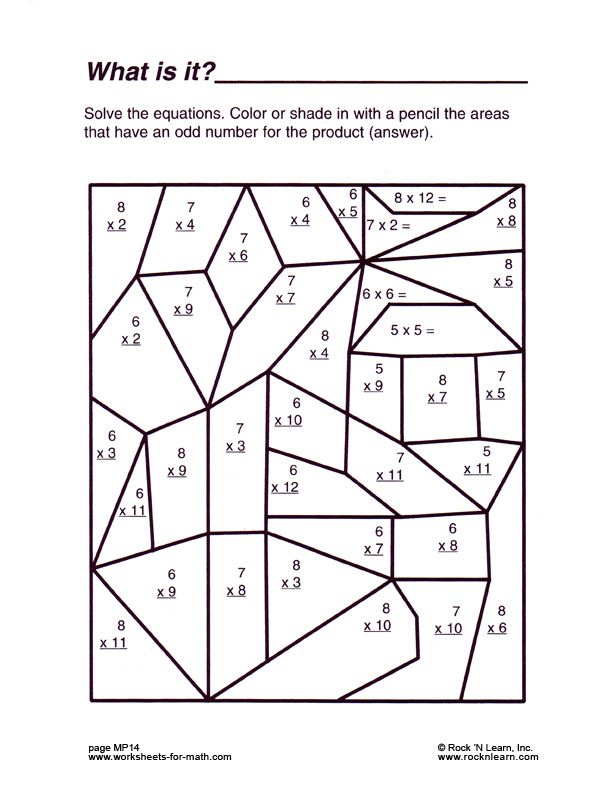 Fun Worksheets For Kids Math