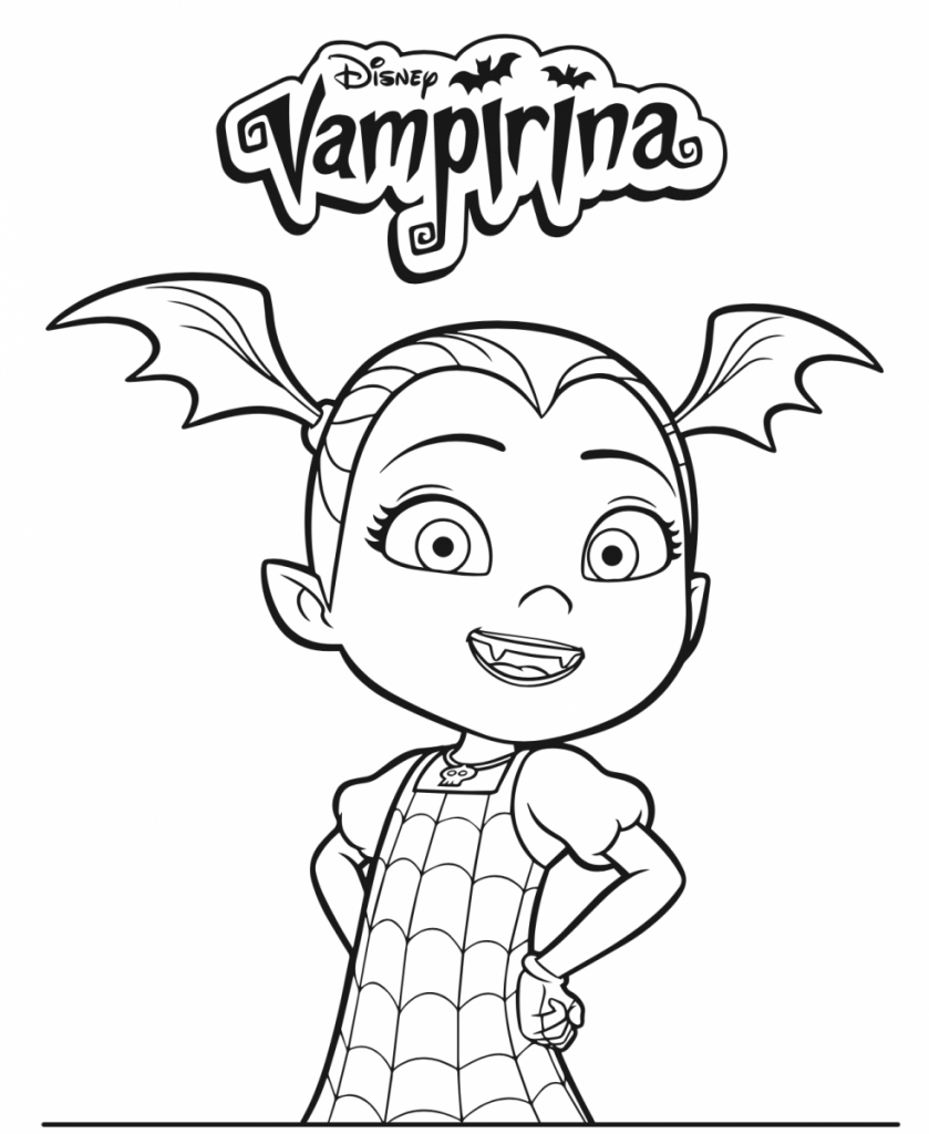 Vampirina Coloring Pages Free