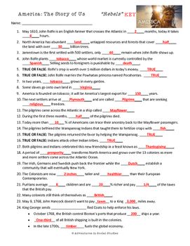 Division America The Story Of Us Worksheets