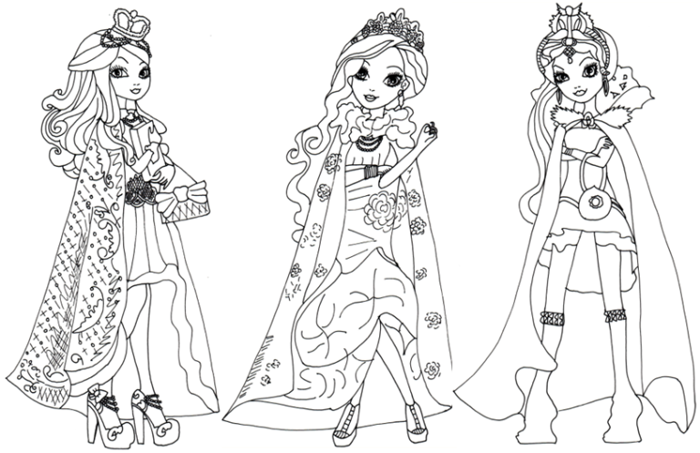 Ever After High Coloring Pages Free