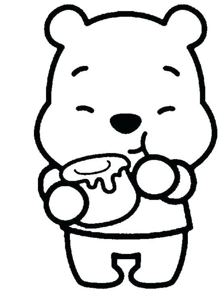 Winnie The Pooh Coloring Pages Easy