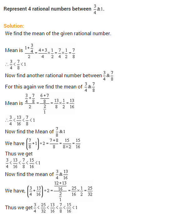 Rational Numbers Class 8 Worksheet Cbse