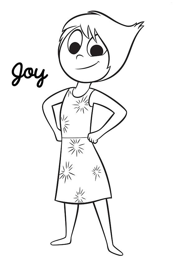 Inside Out Coloring Pages Sadness