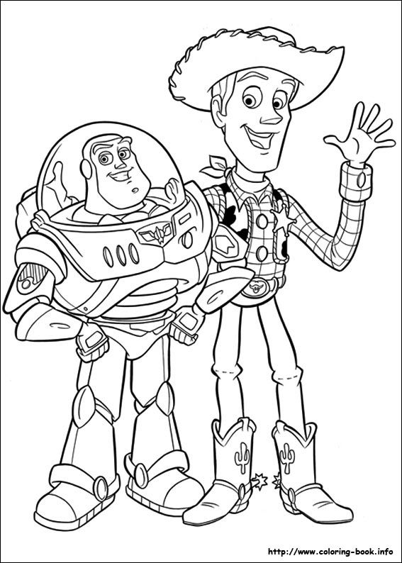 Toy Story Colouring Book
