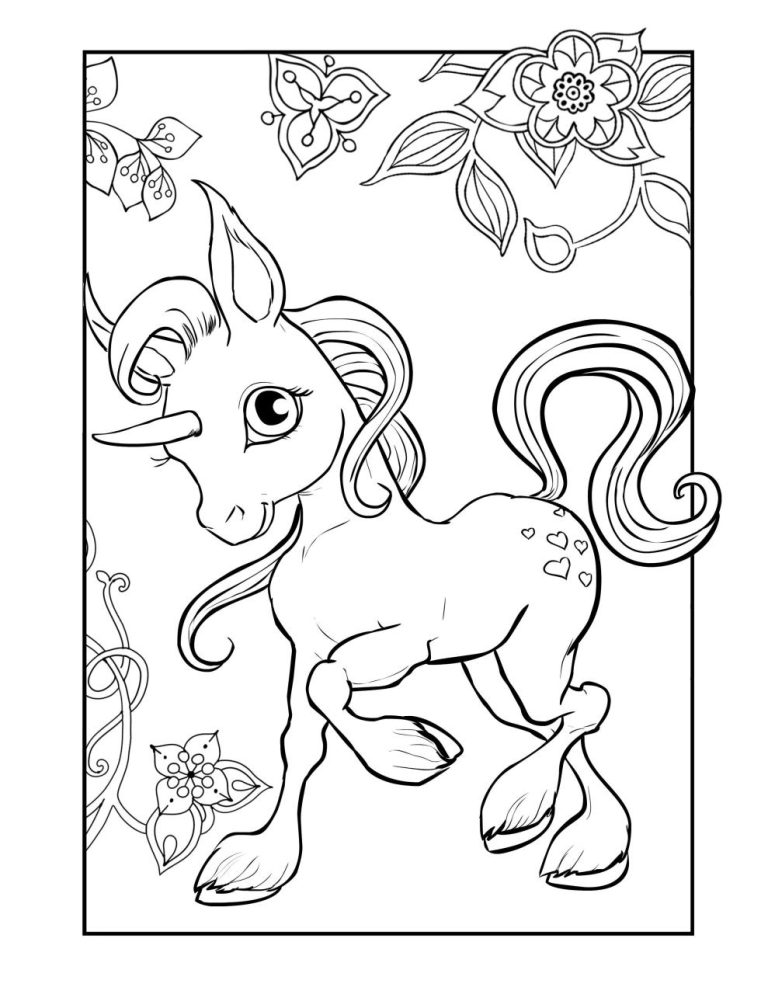 Free Printable Unicorn Coloring Pages Pdf
