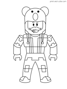 Roblox Coloring Pages Halloween