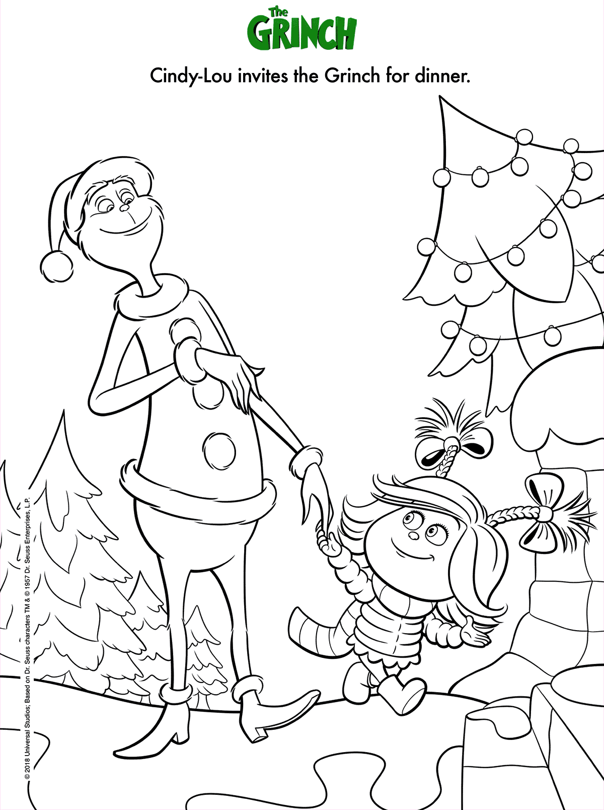 The Grinch Coloring Pages 2018