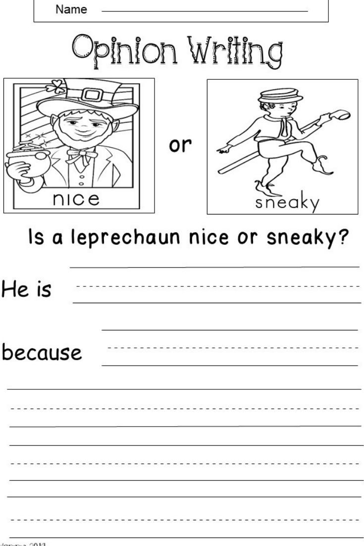 First Grade Writing Worksheets