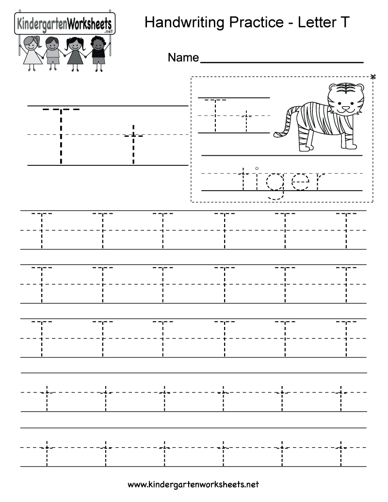 Letter T Worksheets For Preschool