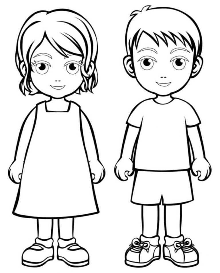 Coloring Pages For Boys And Girls