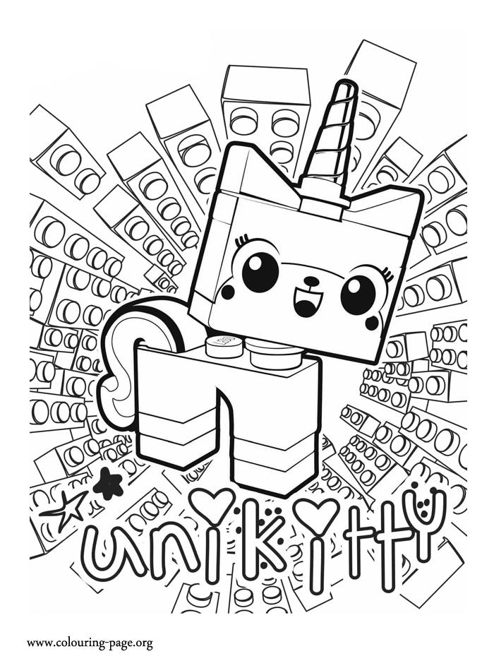 Unikitty Coloring Pages Printable