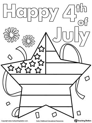 4th Of July Coloring Sheets
