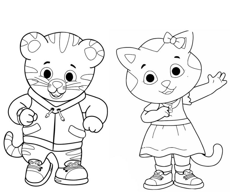 Daniel Tiger Coloring Pages Halloween