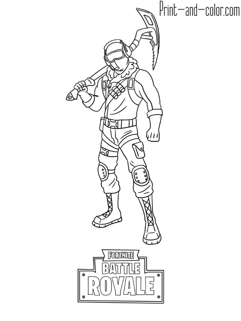 Fortnite Colouring Pages Season 4