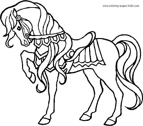 Horse Pictures To Color