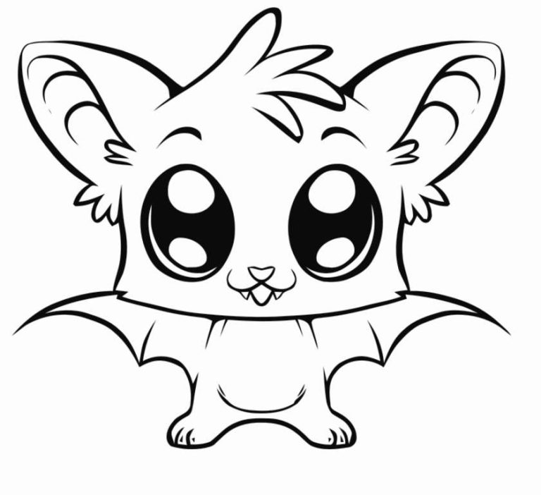 Cute Coloring Pages Of Animals