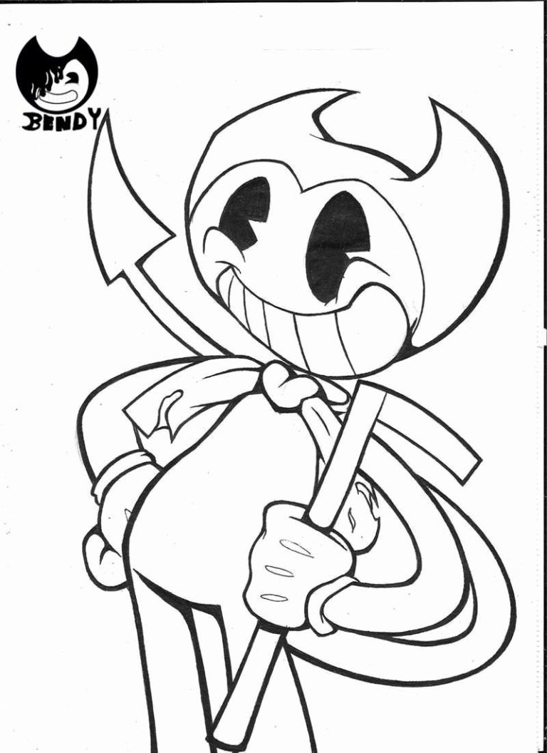 Bendy And The Ink Machine Coloring Pages Printable