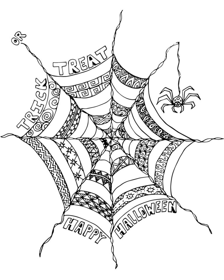 Spider Coloring Pages Free