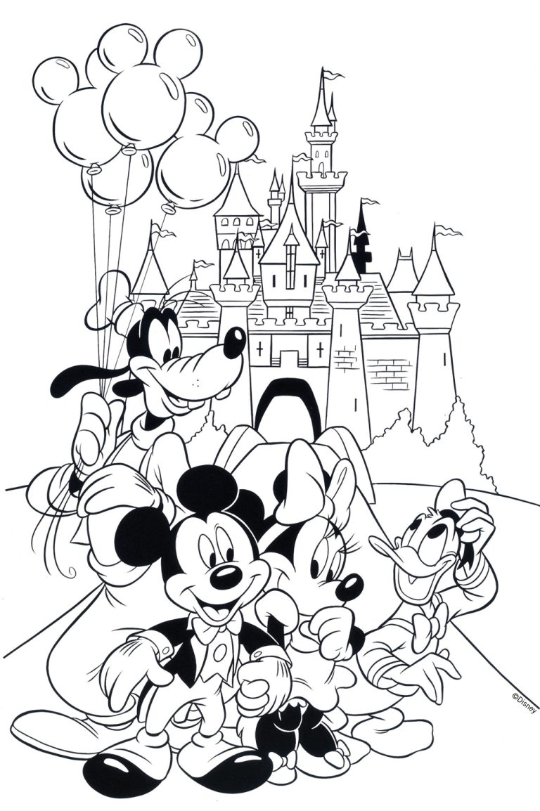 Coloring Book Pages Disney