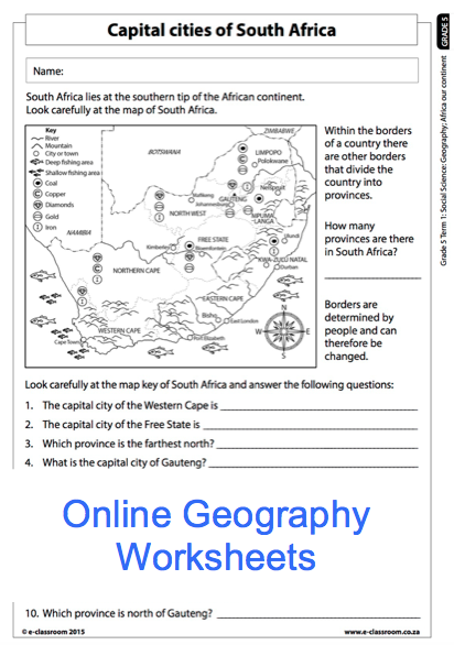 Grade 5 English Worksheets South Africa