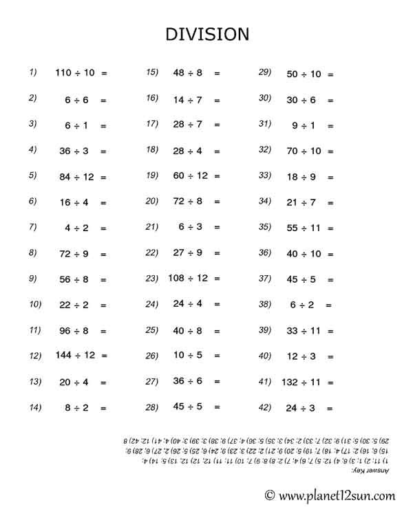 7th Grade Math Worksheets