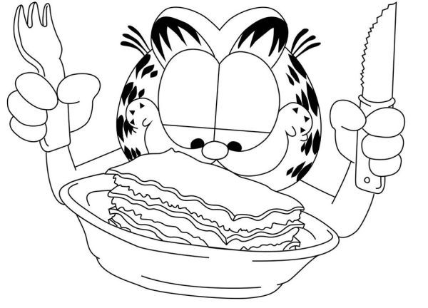 Garfield Coloring Pages Printable