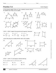 10th Grade Similar Polygons Worksheet Answers