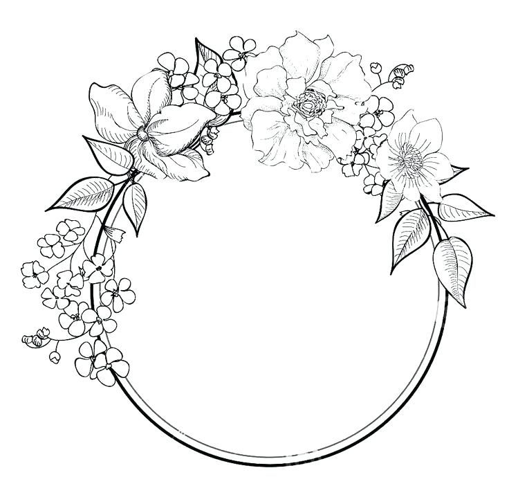 Aesthetic Coloring Pages Flowers