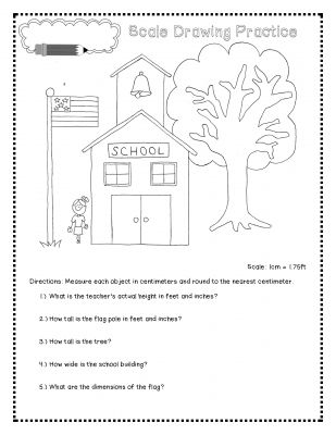 Scale Drawing Worksheets Ks2