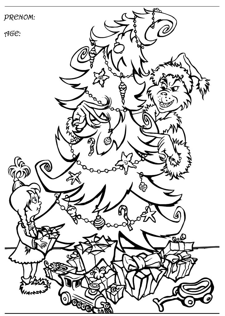 Baby Grinch Coloring Pages