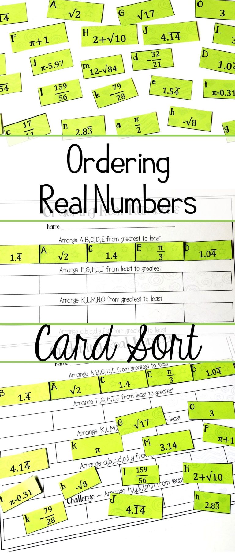 Ordering Numbers Worksheets 8th Grade
