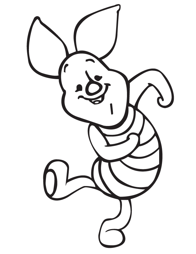 Winnie The Pooh Coloring Pages Piglet