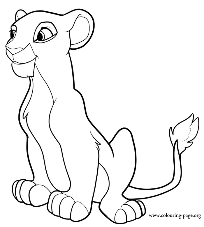 Lion King Coloring Pages Nala