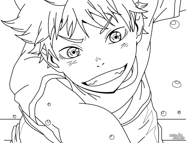 Anime Coloring Pages Haikyuu