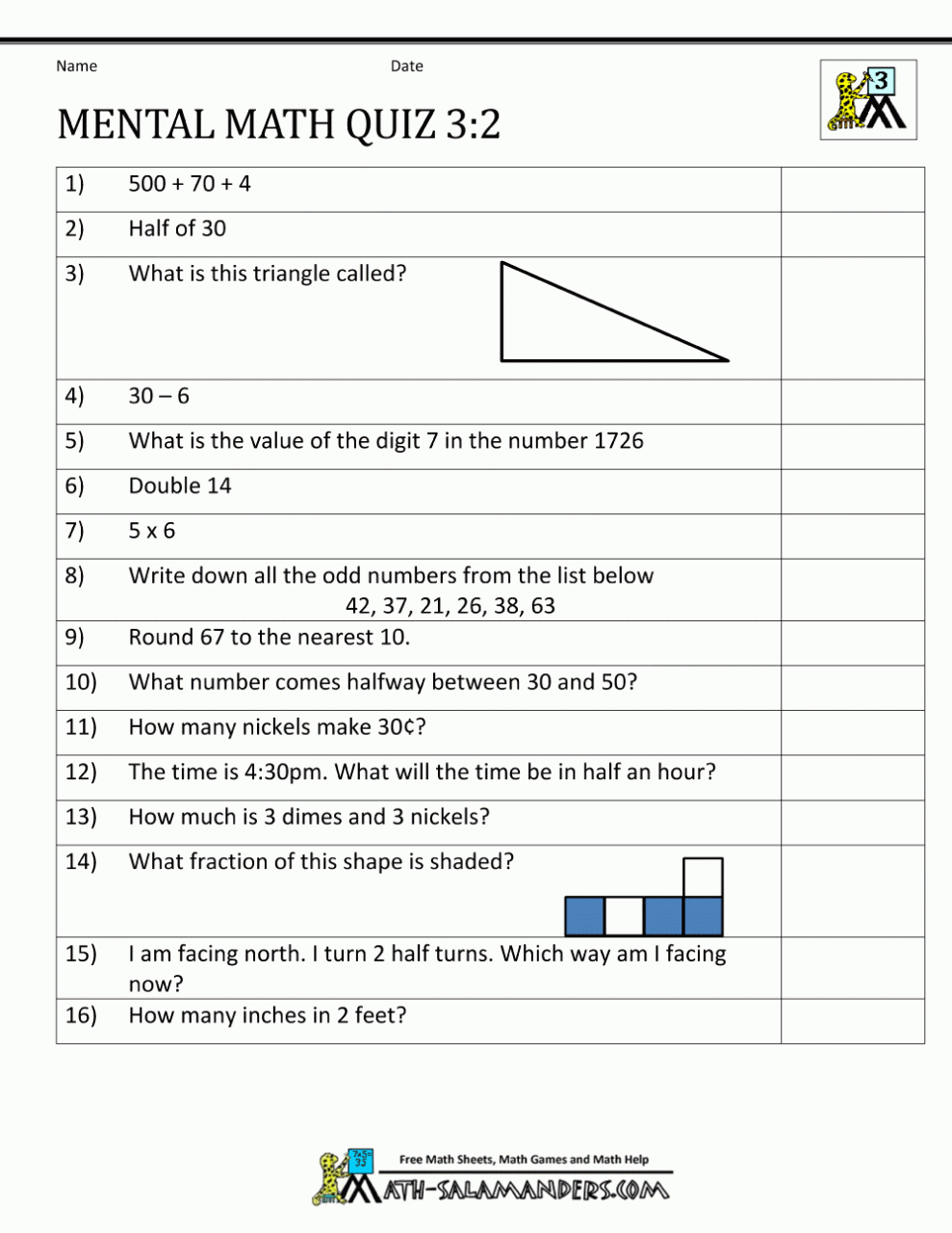 Measuring Angles Worksheet