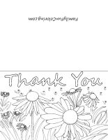 Thank You Coloring Pages Pdf
