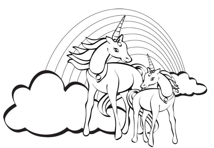Printable Unicorn Coloring Pages Pdf