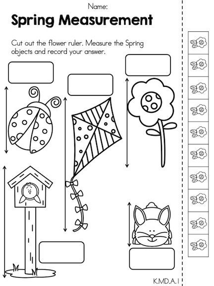Measurement Worksheets Kindergarten