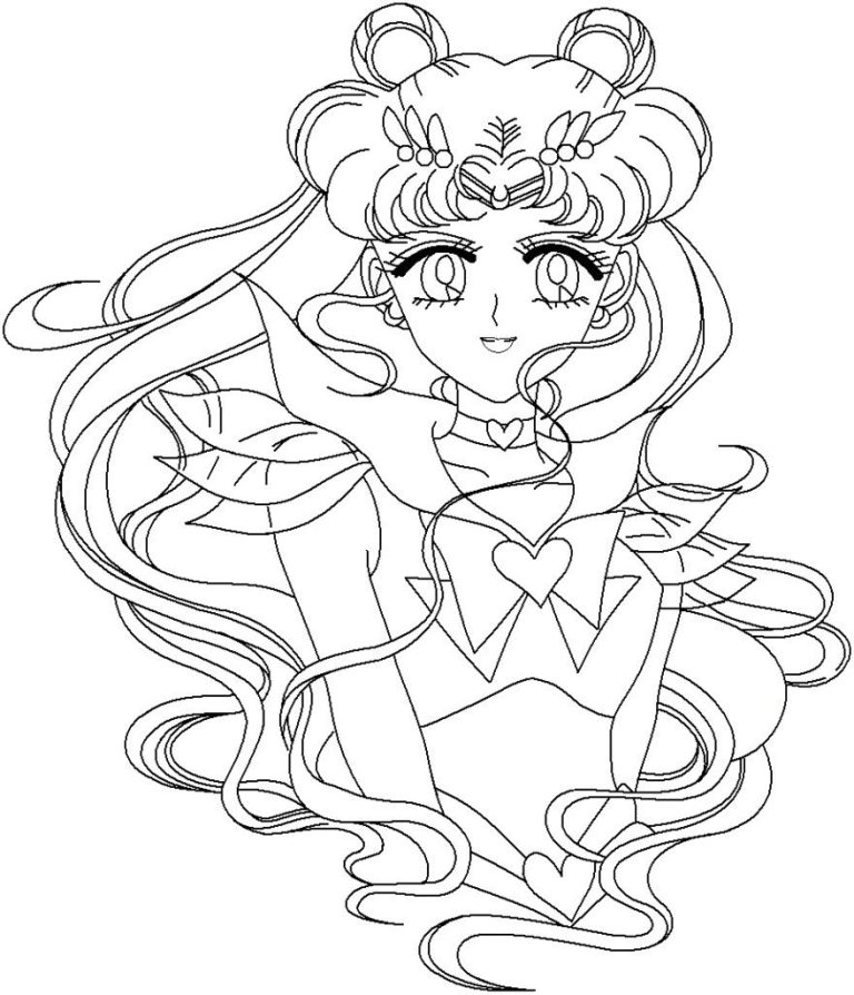 Sailor Moon Coloring Pages Simple