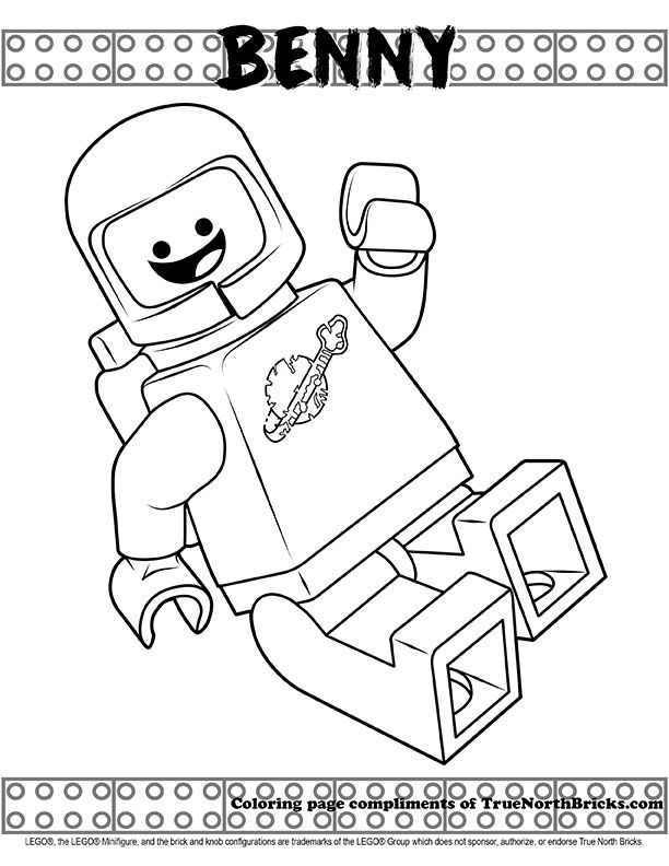 Benny Lego Movie 2 Coloring Pages