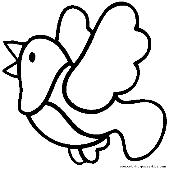 Bird Coloring Pages Easy